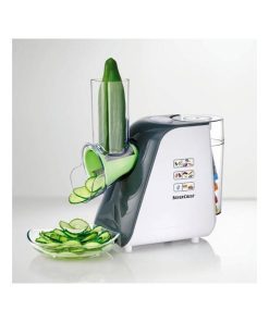 Silver electric grater