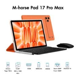 تبلت M-horse مدل Pad 17 Pro Max رم 12 حافظه 256 صفحه نمایش 11 اینچ (پک کامل)